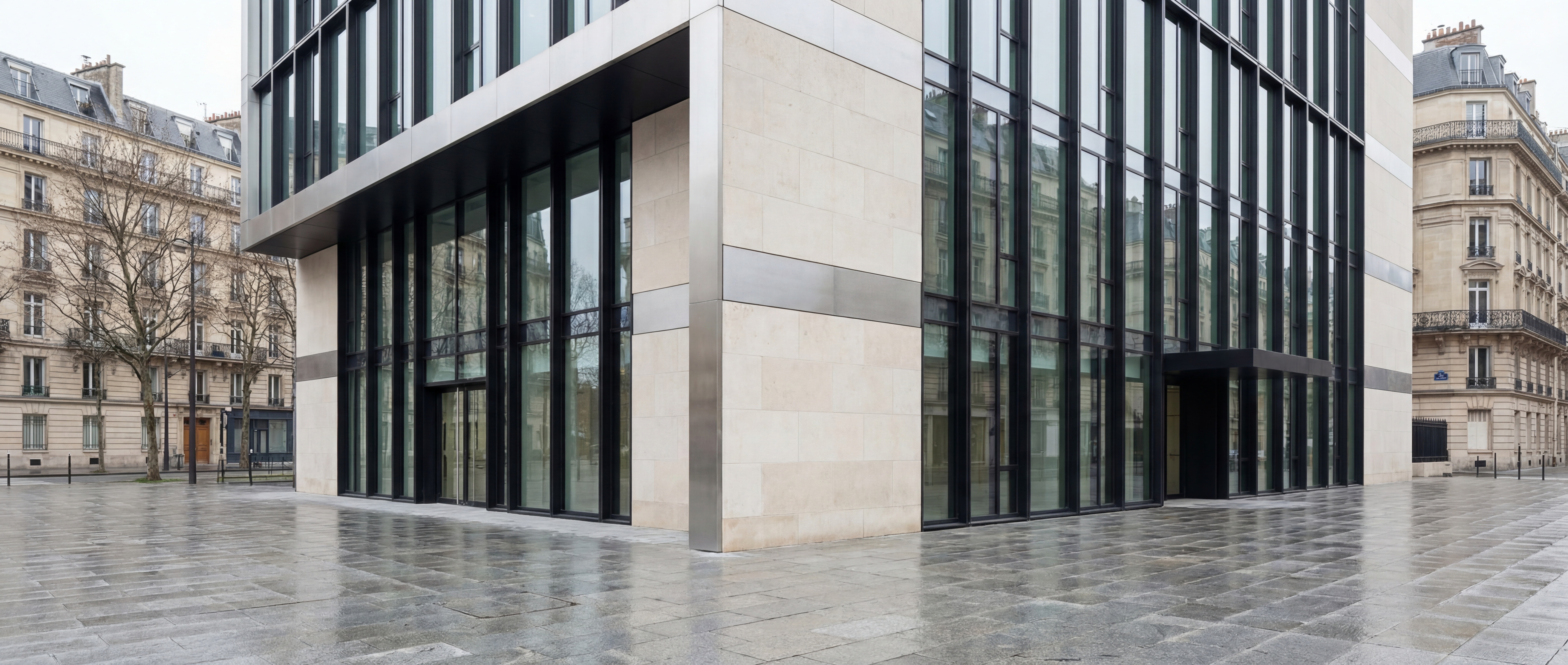 Façade contemporaine du cabinet