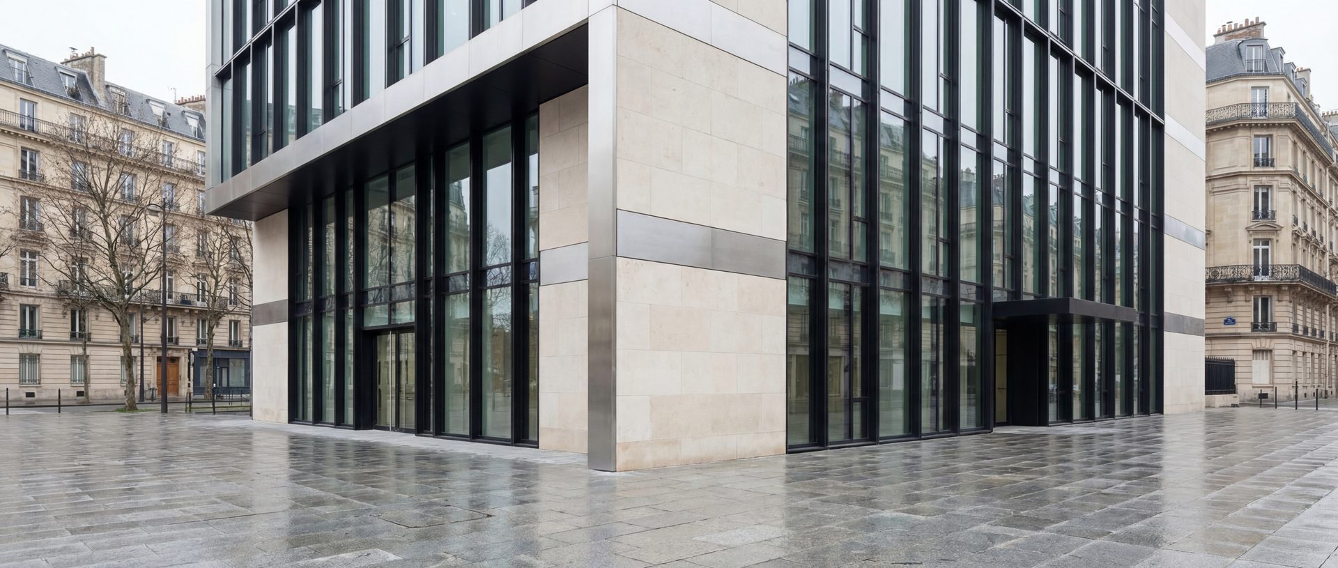 Façade contemporaine du cabinet